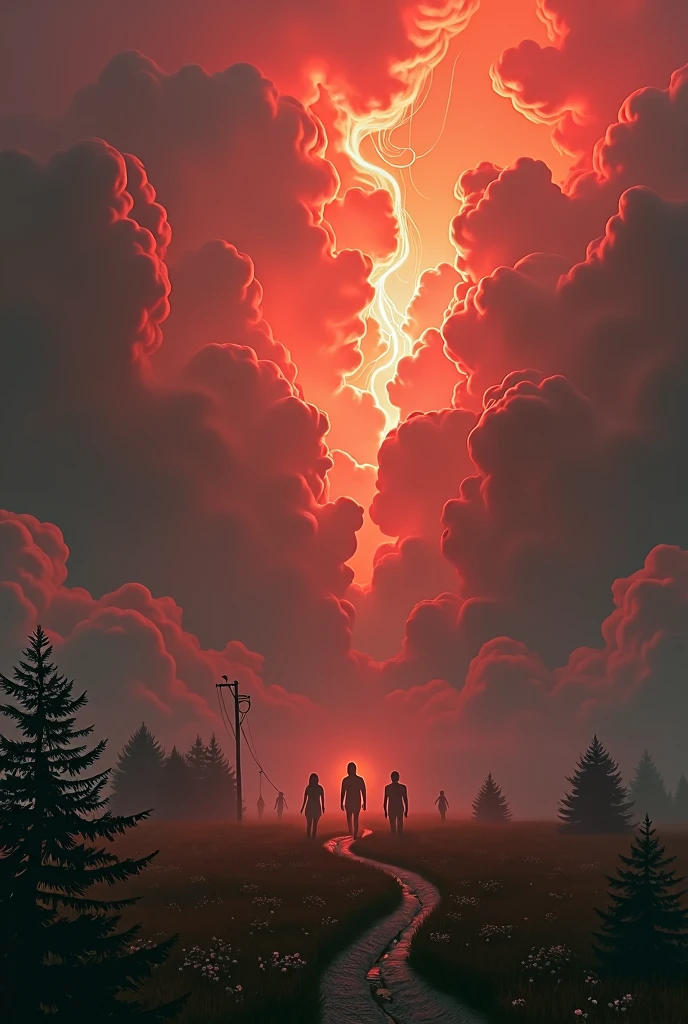 nuvens de stranger things