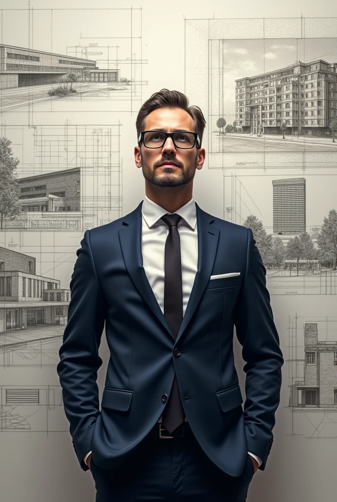 The image of the concept of an architect