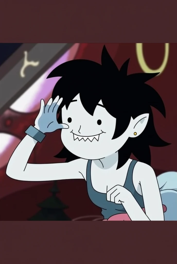 Emote adventure time anime sticker marceline vampire