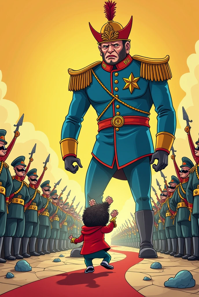 Easy cartoon that shows a lot of dislike for imperialism
