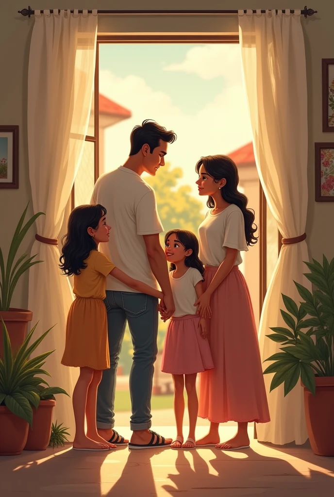 In a quiet house in the suburbs, lives a family composed of three girls and one in addition to the parents, Carlos and Fernanda. All family members are united by a common goal: build a bright future.