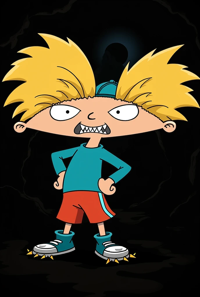 Arnold Shortman from Hey Arnold As a werewolf