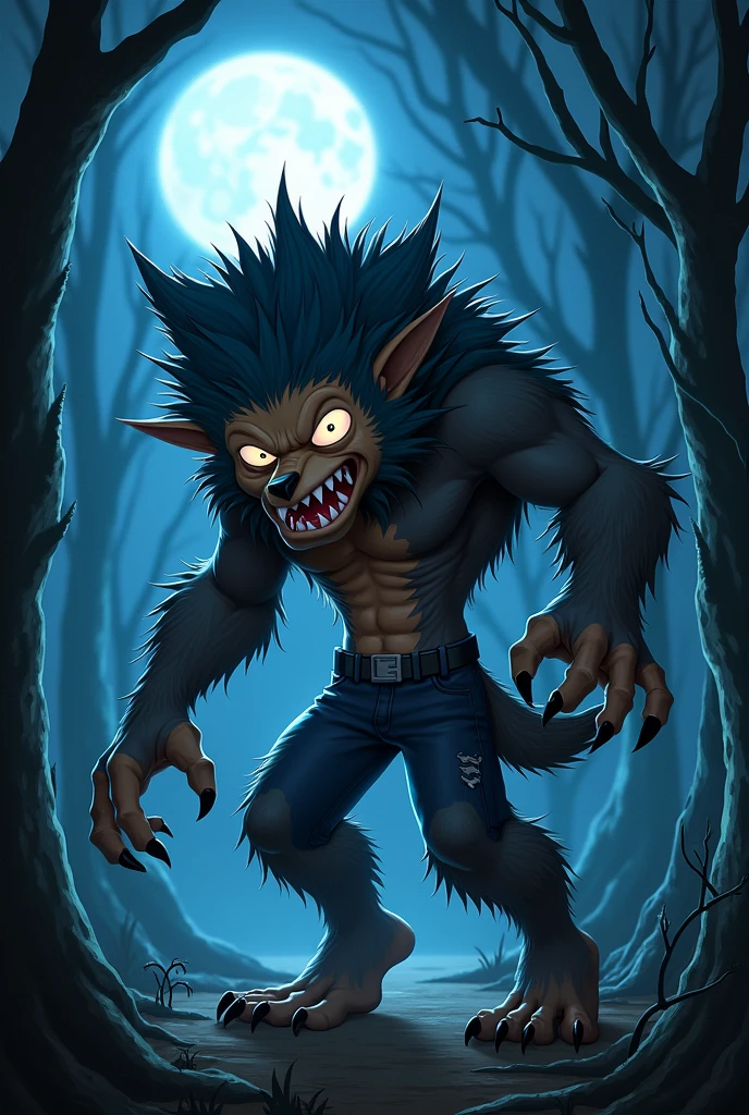 Arnold Shortman From Hey Arnold As A Werewolf