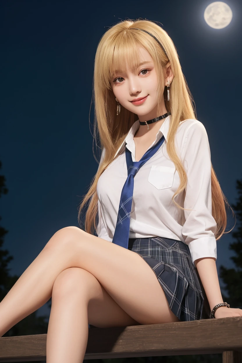 (legs open on classroom chair)), Female Teacher v6, Necklace, Earrings, Full Body V6, Long Gray Hair, Translucent Clothes, Look, Superb, Ultra High Definition, RAW Photography, Realism 1.25), (Bright Lip Gloss, Long Eyelashes, Smooth) Face, Light Bright, Natural Shadows, Wide Light, Wide Light, Depth of Field, Intense Colors, Subtle Caustics: 0.8), Smile, (Big), v6, There are windows showing different buildings in the city (absurdity, high resolution, super detail), smile, (big), v6 ((Adriaan Honig))) girl with blonde hair and blue eyes, beautiful, thin, sexy pose, back figure, gaze is window side, (((white sheer one-piece flared skirt))