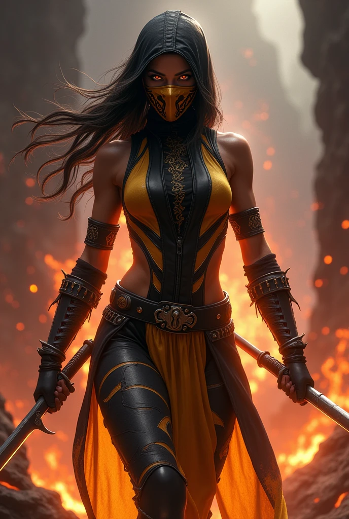 Scorpion Mortal Kombat female version 