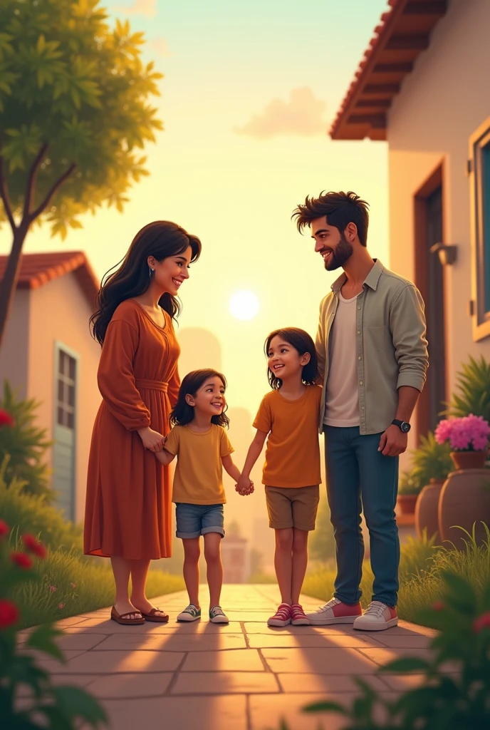In a quiet suburban home, lives a family composed of three girls: Ana, Laura and Beatriz, it's a boy: Davi, besides their parents, Carlos and Fernanda. All family members are united by a common goal: build a bright future.