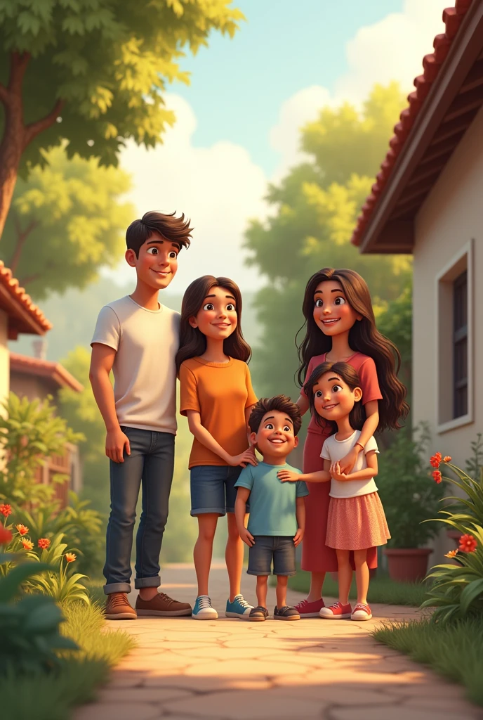 In a quiet suburban home, lives a family composed of three girls: Ana, Laura and Beatriz, it's a boy: Davi, besides their parents, Carlos and Fernanda. All family members are united by a common goal: build a bright future.