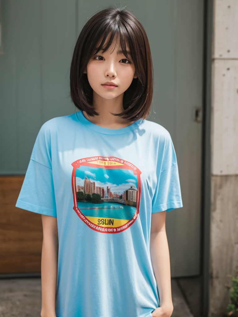 One person, solo, ｔshirt