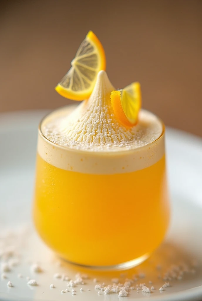 Lulo's Effervescent Dessert: A dessert that captures the refreshing acidity of lulo but with an effervescent layer that creates a bubbly sensation in the mouth.. This could be a surprise in both flavor and texture., making customers want to repeat the experience.
