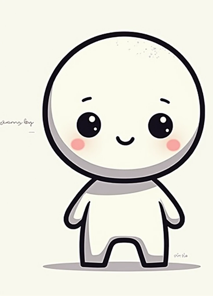 Personnage simple en 2d qui salut de la main