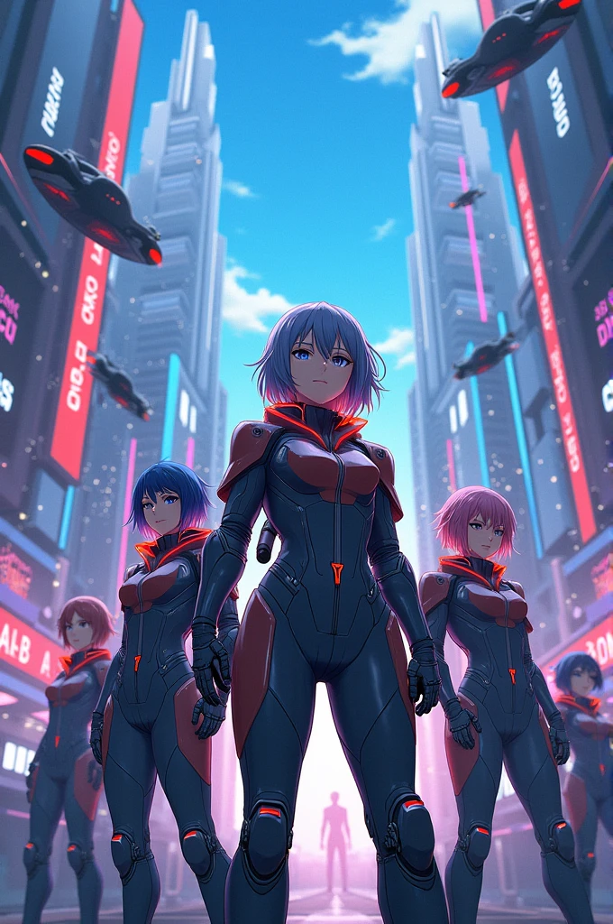 Image of the Omega team challenge xx in anime version