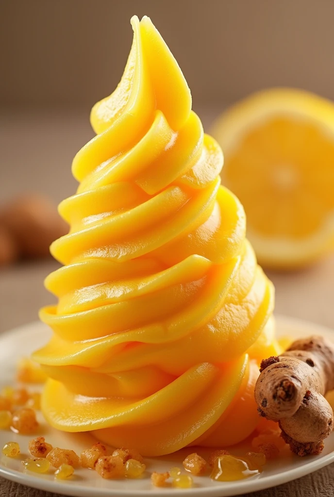 Chontaduro Ice Cream with Honey and Ginger: Chontaduro is a traditional fruit in certain regions of Colombia, and combining it in an ice cream with honey and a touch of ginger could create a taste experience as intriguing as it is delicious..