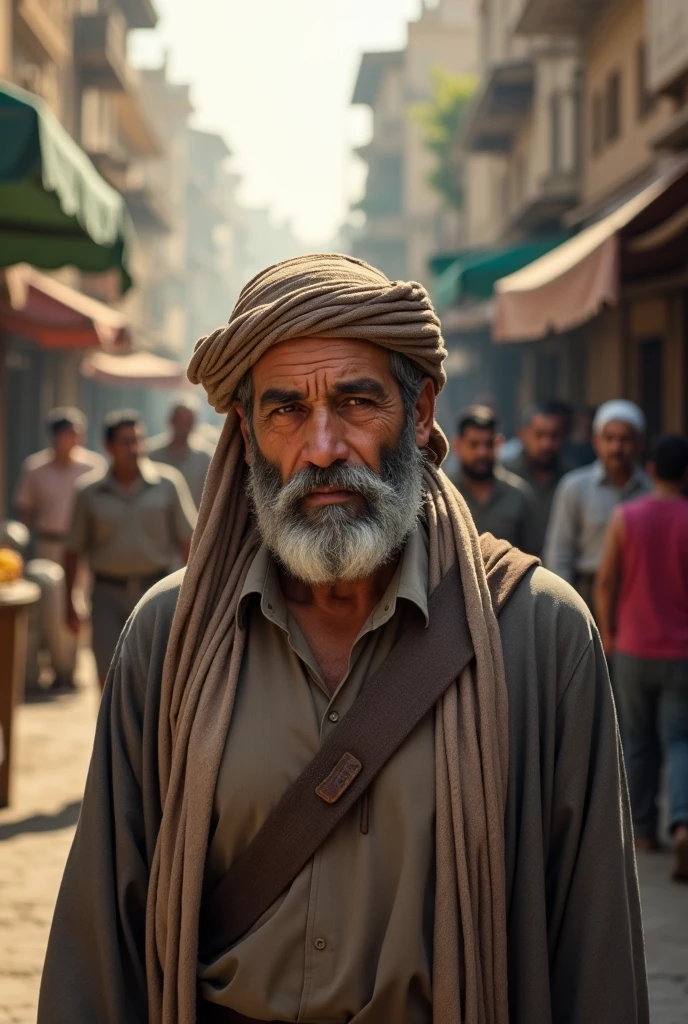 You can generate an image of a pre-war Palestinian on the streets of his city