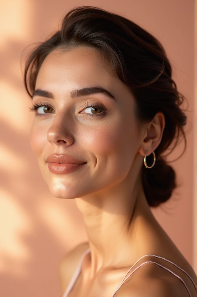 Help me create an image for makeup advertising focused on women aged 15 and older 