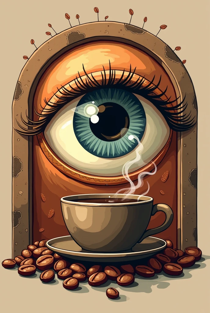 A mega eye-catching logo, for a coffee shop 