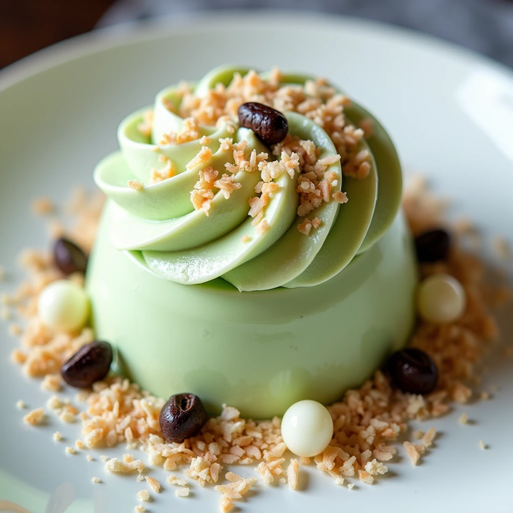 Soursop Mousse with Toasted Coconut and Cacao Nib: Soursop is another highly appreciated fruit in Colombia. A creamy soursop mousse with toasted coconut and cocoa nibs could offer a mix of tropical flavors and crunchy textures that become an addictive pleasure..