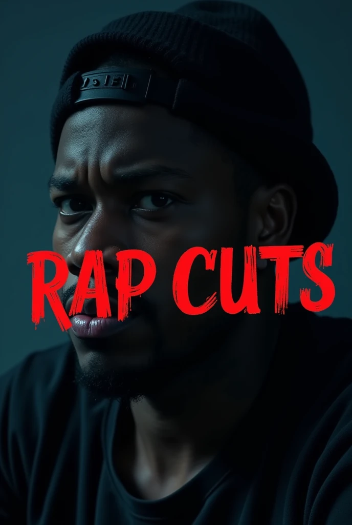 Profile photo for a podcast cuts channel with the name of the channel rap cuts