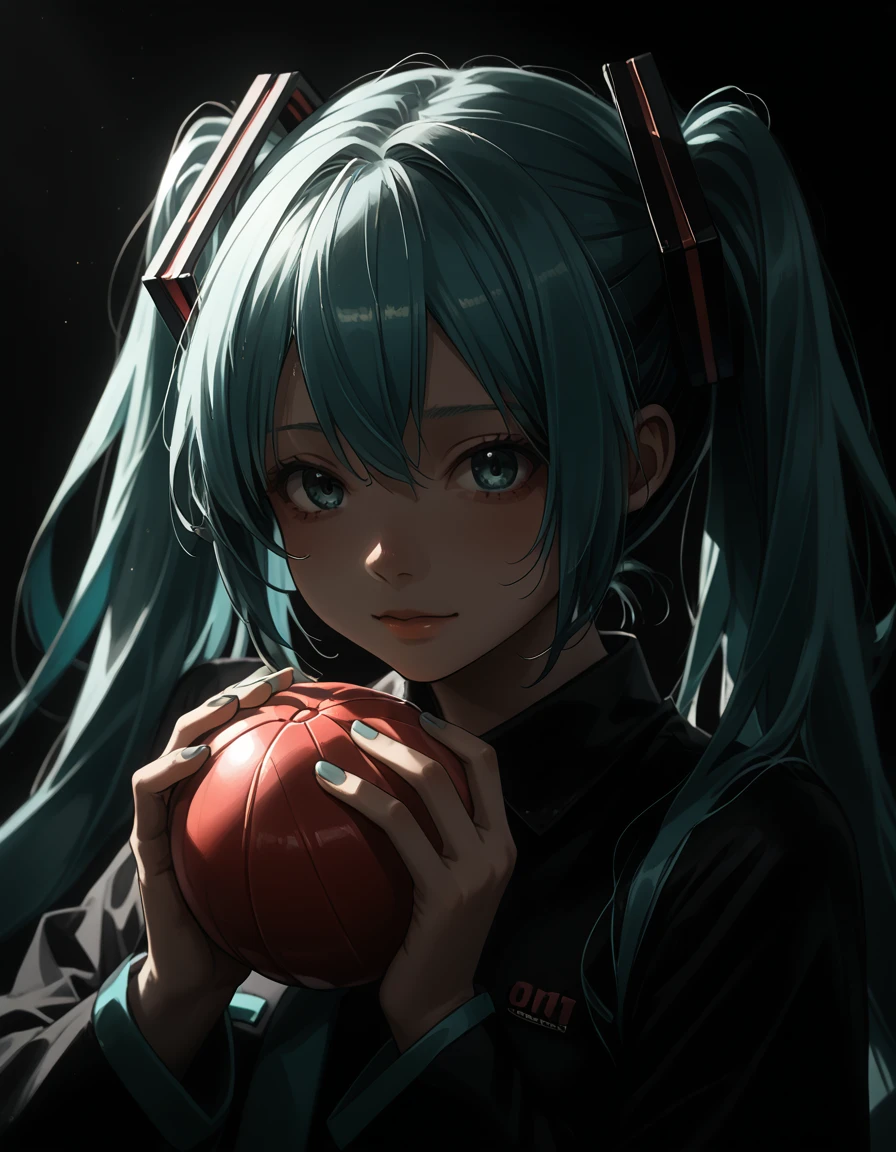 Close-up of a man, holding a ball in front of a grave, Mikudayo, hatsune Miku, portrait of hatsune Miku, pixiv contest winner, Miku, Anime girl with turquoise hair, pixiv, vocaloid, anime art wallpaper 8k, hatsune Miku portrait, trending on artstation pixiv, anime Mo artstyle