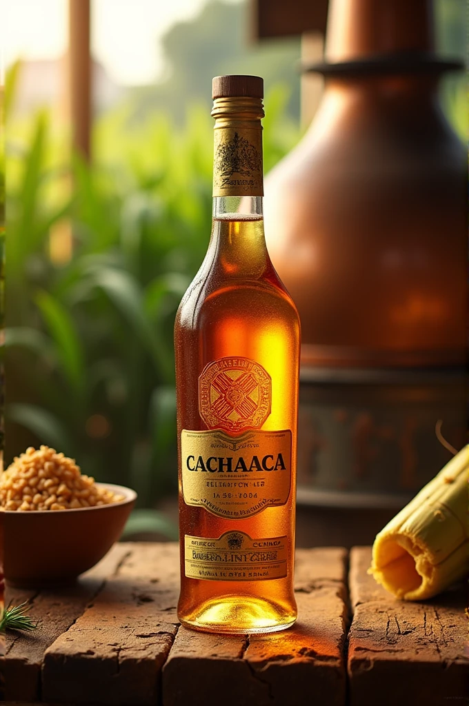 A cachaça 
