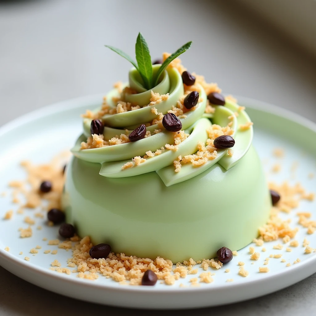 Soursop Mousse with Toasted Coconut and Cacao Nib: Soursop is another highly appreciated fruit in Colombia. A creamy soursop mousse with toasted coconut and cocoa nibs could offer a mix of tropical flavors and crunchy textures that become an addictive pleasure..
