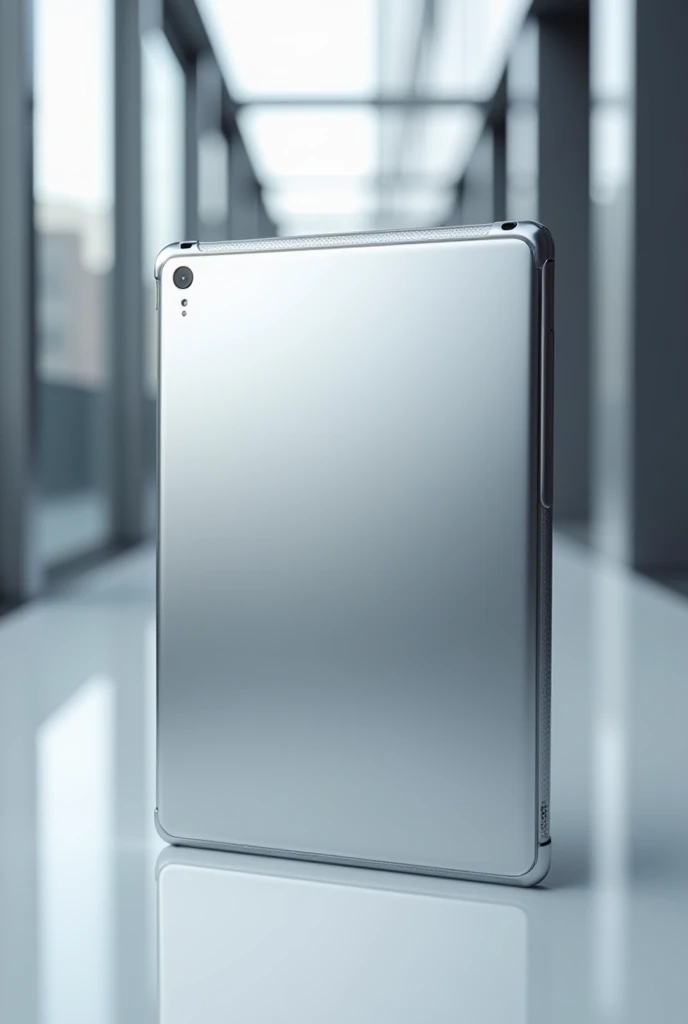 Silver tablet for advertising