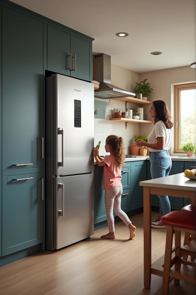 Create an advertisement in Spanish for a refrigeration company called TEMP INNOVATION