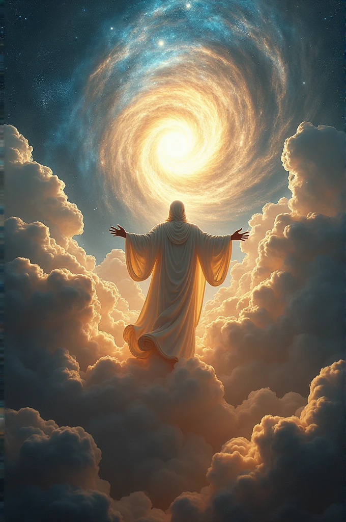 Create an image of the theory of creationism