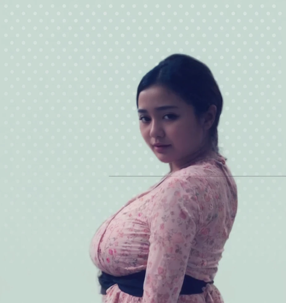 " 2woman, 3, Indonesian , Lesbian Scene, Tank Top, big , full body, Curvy body, sharing Passionate hug and eating pussy