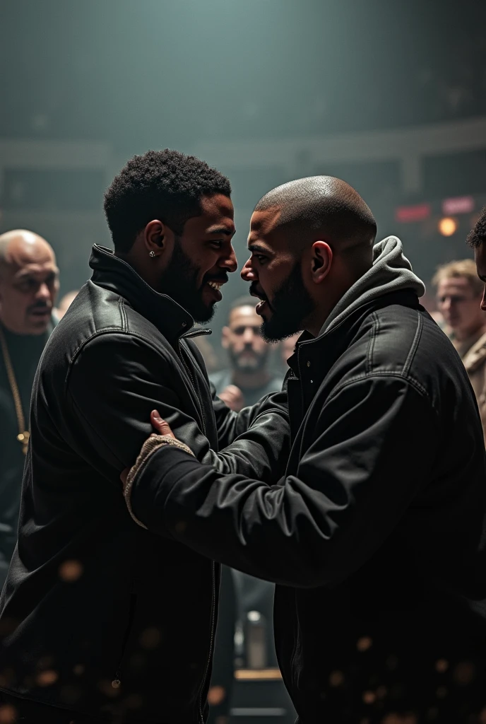 Kendrick Lamar slamming Drake