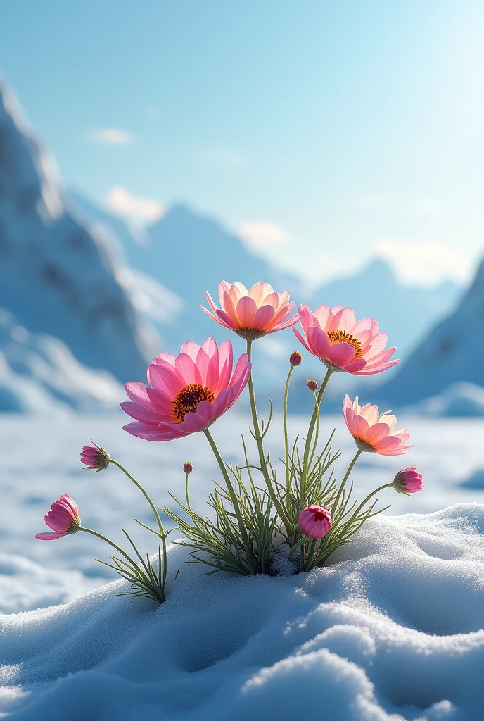 flowers in Antarctica