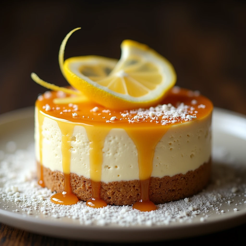 5. Desserts Inspired by Popular Drinks Aguardiente Cheesecake with Honey and Lemon: A cheesecake that captures the flavor of brandy, the traditional alcoholic beverage of Colombia, with a touch of honey and lemon to balance and make the flavor more accessible. This dessert could become a sensation, playing with a beloved cultural element.
