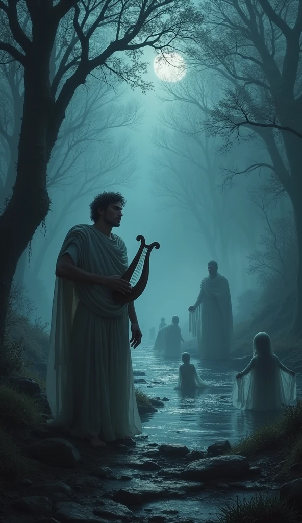 Orpheus descended into the underworld and, with your music, persuadiu Hades a devolvê-la. however, Orpheus disobeyed the conditions and lost Eurydice forever.