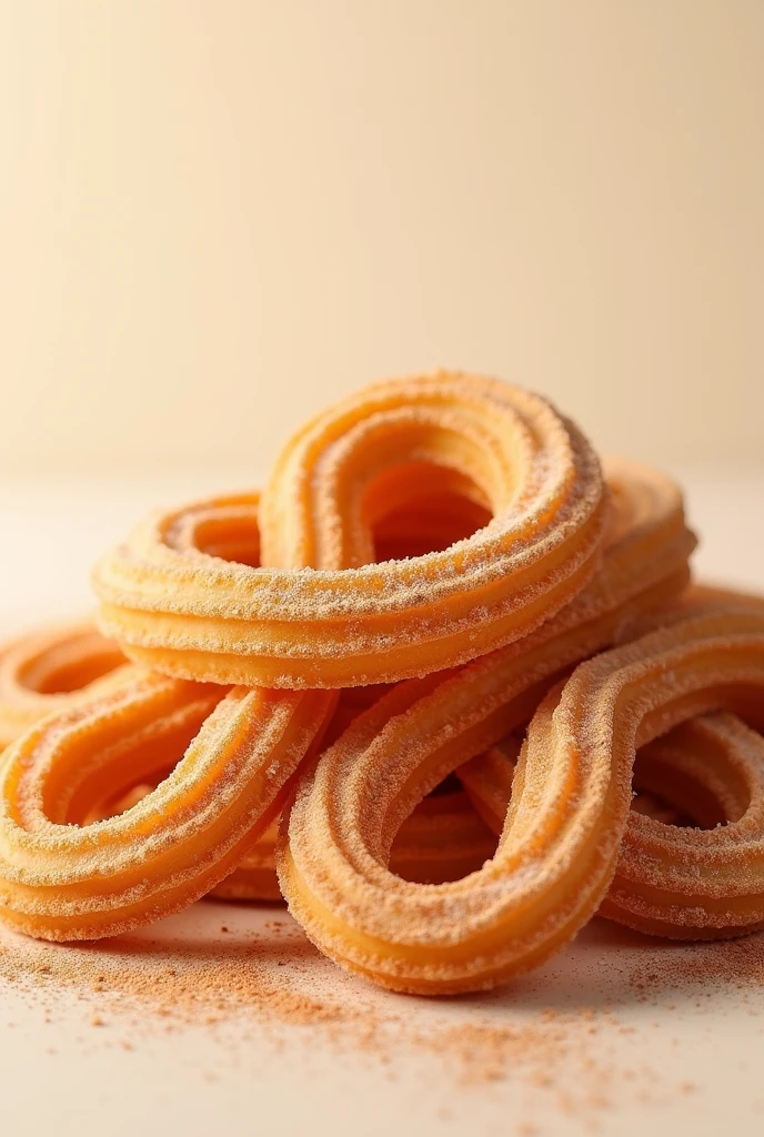 Generates text in the form of churros Wuao how delicious