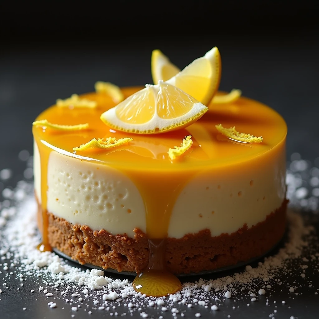 5. Desserts Inspired by Popular Drinks Aguardiente Cheesecake with Honey and Lemon: A cheesecake that captures the flavor of brandy, the traditional alcoholic beverage of Colombia, with a touch of honey and lemon to balance and make the flavor more accessible. This dessert could become a sensation, playing with a beloved cultural element.