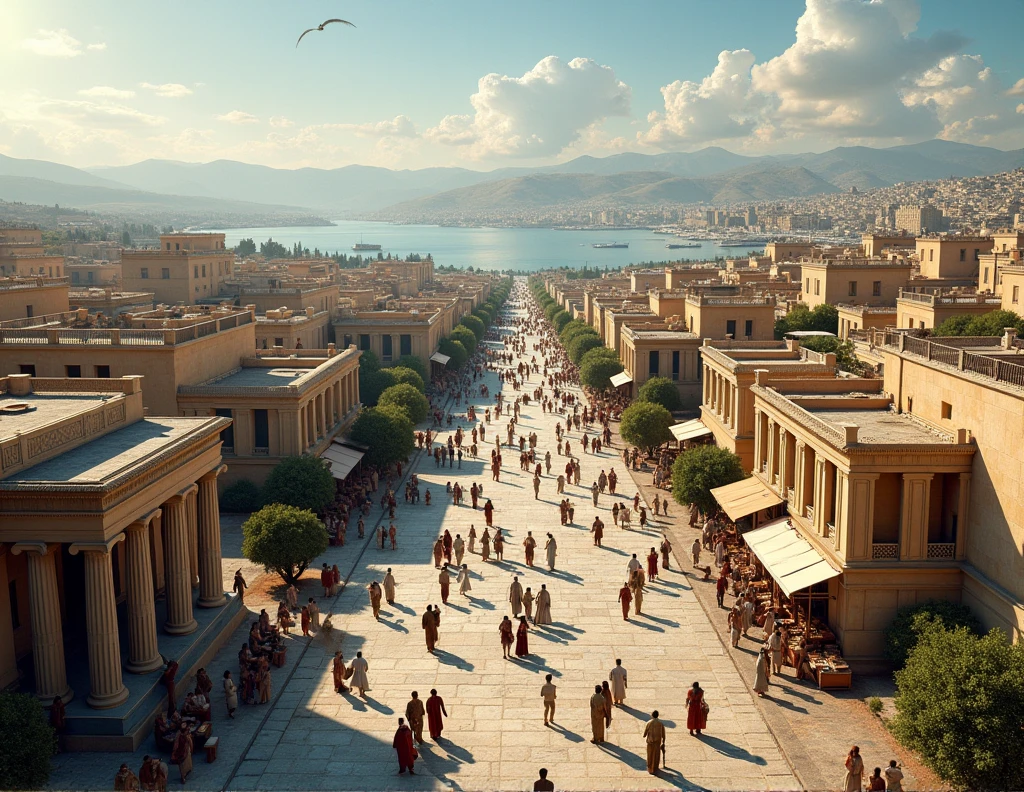 Hippodamian urban planning in the ancient city of Piraeus