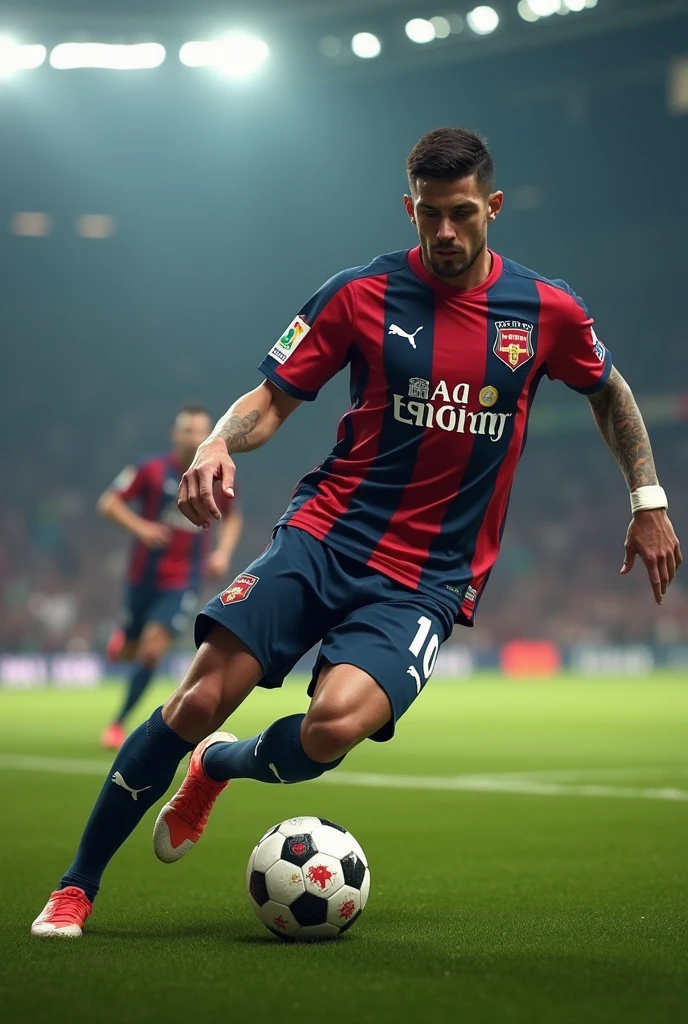 Un joueur de football de dossard issa backend