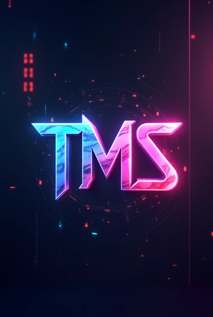 Animation Gaming logo name with “TMS” 4k