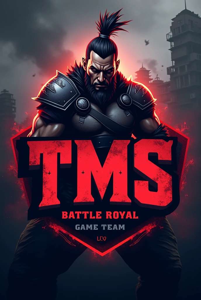 Battle royal Gaming logo name with “TMS” 4k 