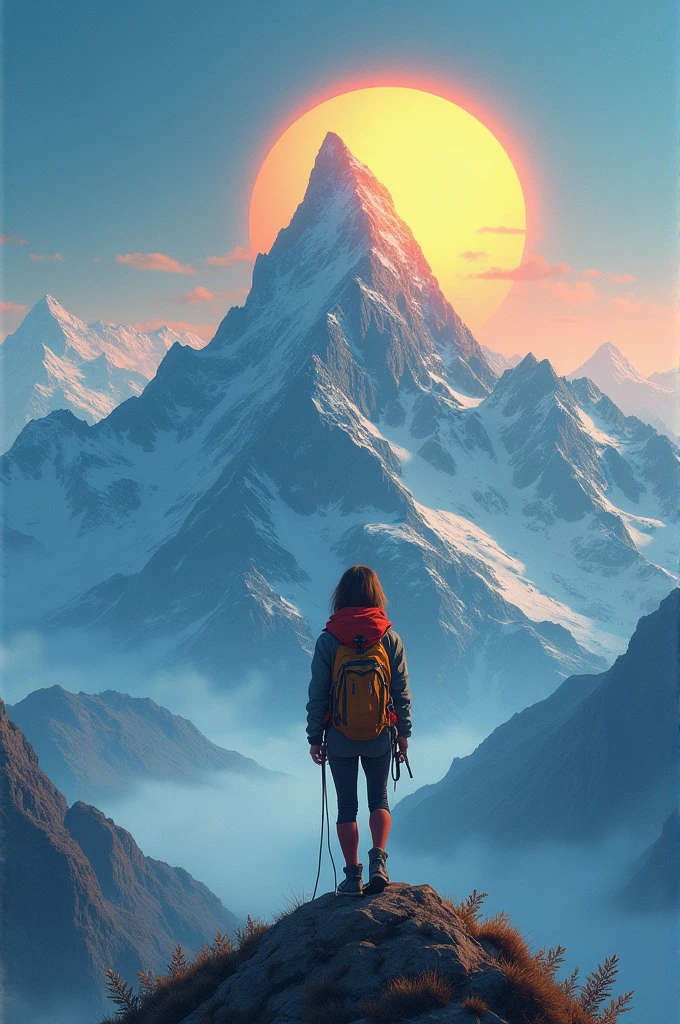 Images for this story **The Mountain Path**
In a small town called Luminaria, surrounded by majestic mountains, There lived a young woman named Clara. Since I was a child, Clara dreamed of climbing the highest mountain in the place, known as the Summit of the Sun. This mountain was famous not only for its beauty, but also because of how challenging it was to climb it. Many had tried to reach the top, but few had succeeded.
Clara grew up hearing stories about brave climbers who had reached the summit. However, He also heard about those who failed because they were not prepared or did not work hard enough.. Determined not to be one of those failures, Clara decided that she would train to conquer the mountain..
With the support of his mother, Clara began a rigorous training regimen. Every morning he woke up before dawn and ran along the forest paths.. He started climbing hills and rocks to strengthen his muscles.. He also learned about climbing techniques and safety from old books he found in the village library..
The days passed and Clara became stronger and more resilient.. However, Not everything was easy. There were times when she felt exhausted and discouraged.. Once, during an unexpected storm while training in the mountains, He got temporarily lost and had to find his way back home in the pouring rain.. That experience taught him the importance of preparation and perseverance..
One day, after months of hard training, Clara felt she was ready to attempt to climb the Cumbre del Sol. He said goodbye to his mother and left at dawn with his backpack full of provisions.. While climbing, He recalled all the hours spent training and how he had surpassed his own limits..
The first day was relatively easy; The weather was perfect and the scenery was stunning.. However, as i ascended, The terrain became more difficult and