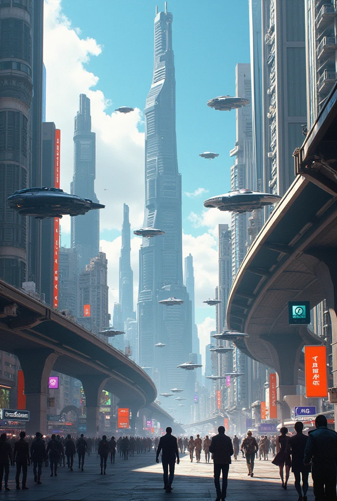 give me a futuristic city