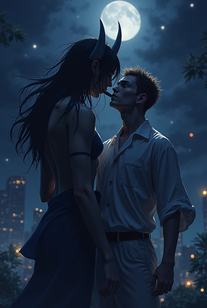 Midnight sucking izukus DICK