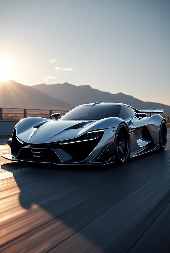 Create a hyper sports car called Carolin 827 with good aerodynamics