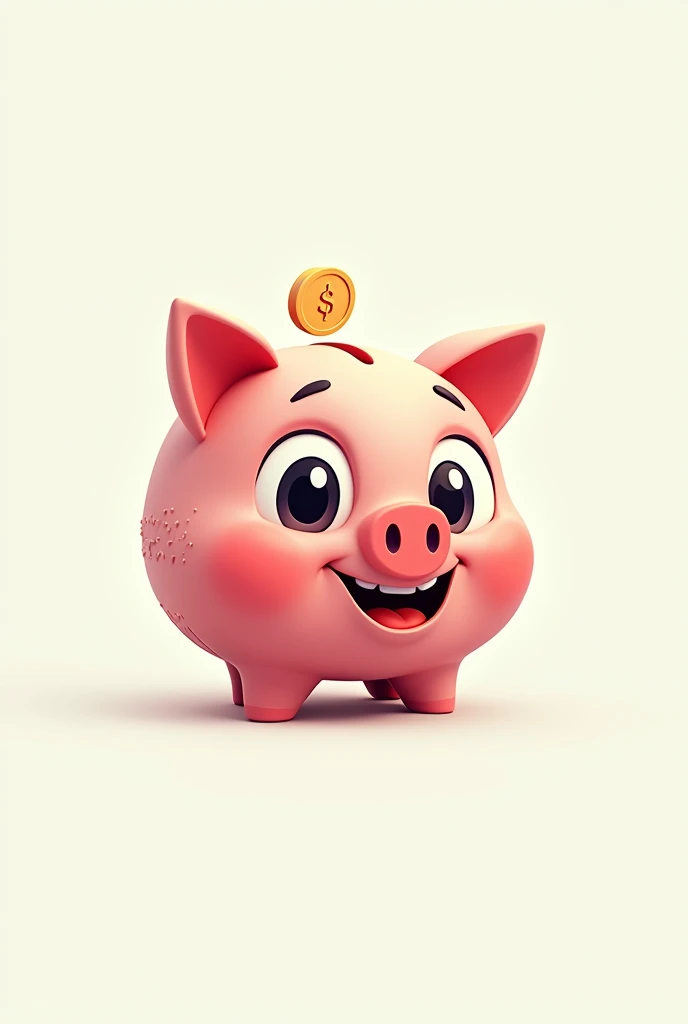 generate a logo called alcamax that has to do with animated piggy banks
