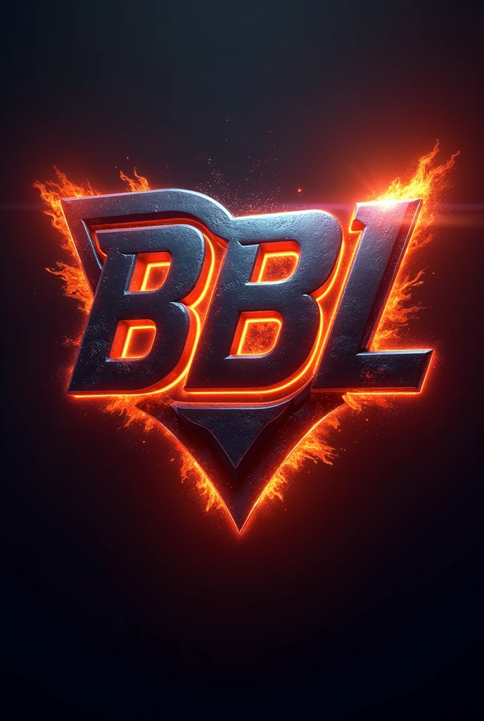 Afired gaming logo name with “BBL” 8k