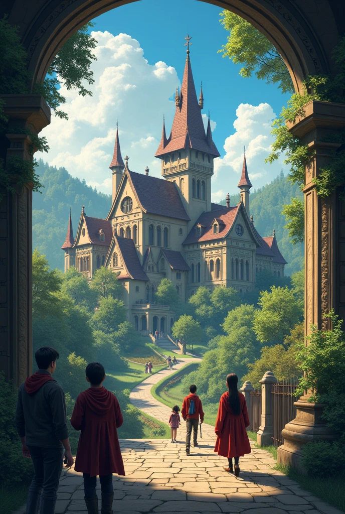 Roblox mystery school with students