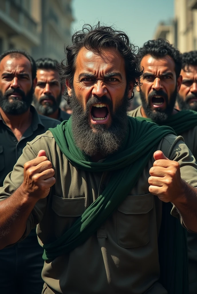 Angry Pakistani men