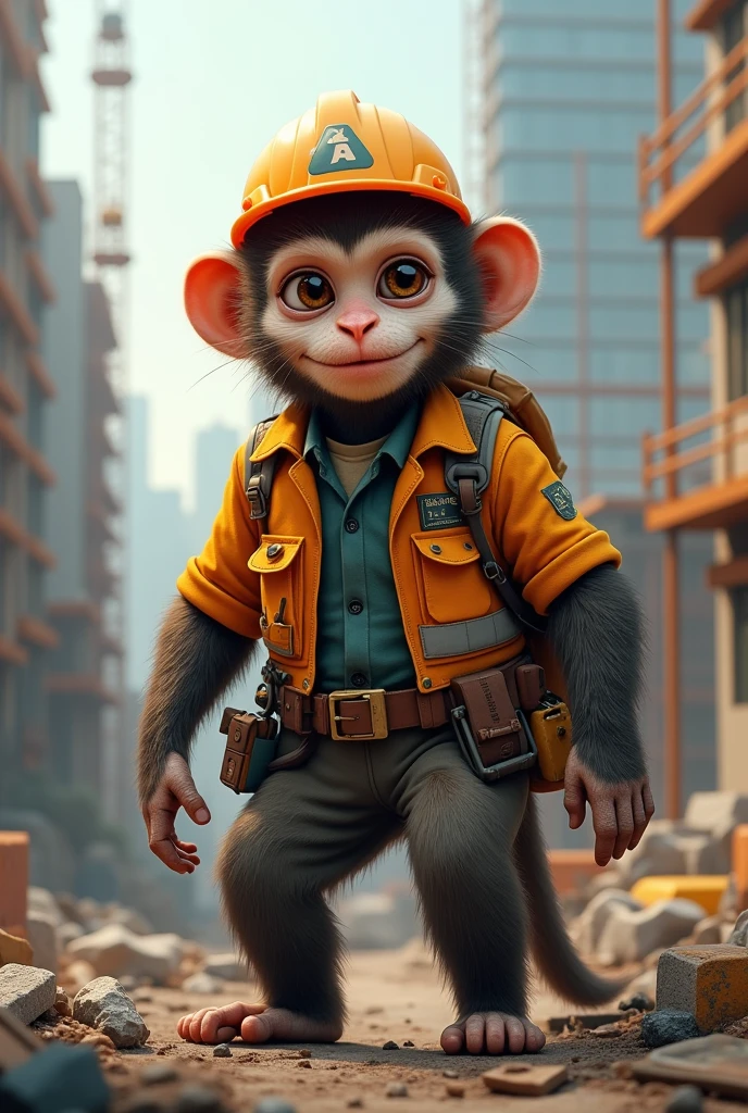 CIVIL ENGINEER CAPUCHIN MONKEY