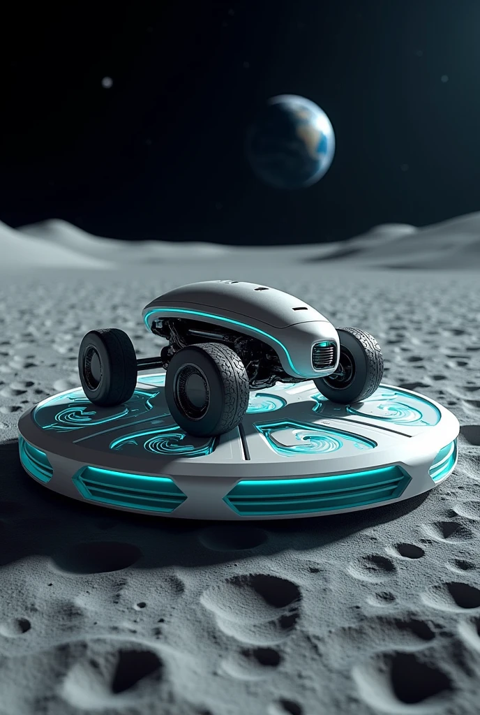 charging platform for moon rover