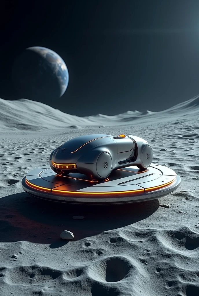 charging platform for moon rover