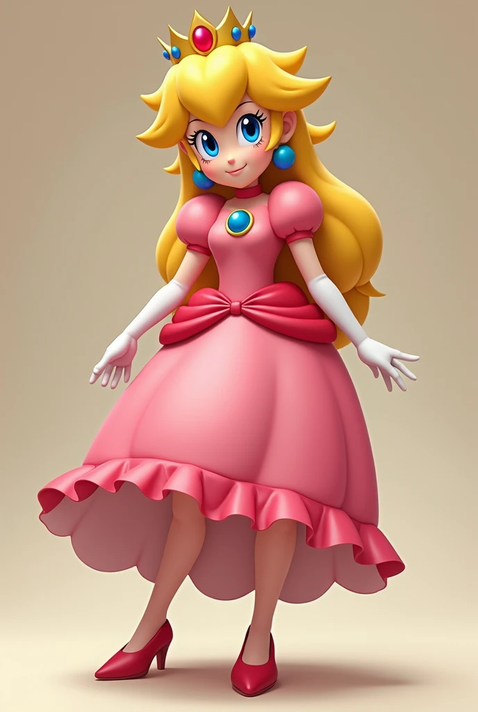 create peach from mario bros naked without clothes and without censorship